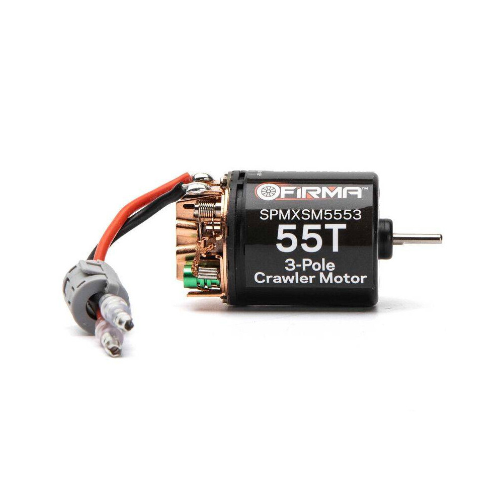 Spektrum Motore elettrico Firma Brushed Crawler Motor 55T ricostruibile 3 Poli (art. SPMXSM5553)