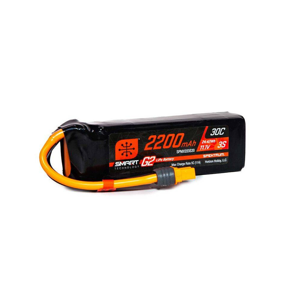 Spektrum Batteria Li-Po Smart G2 3S 11,1V 2200mAh 30C connettore IC3 (art. SPMX223S30)