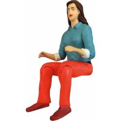 Robbe Pilota figura femminile sedute altezza 90mm scala 1/14 (art. 5210)