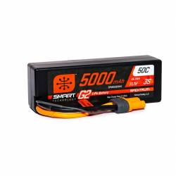 Spektrum Batteria Li-Po Smart G2 3S 11,1V 5000mAh 50C Hardcase connettore IC5 (art. SPMX53S50H5)