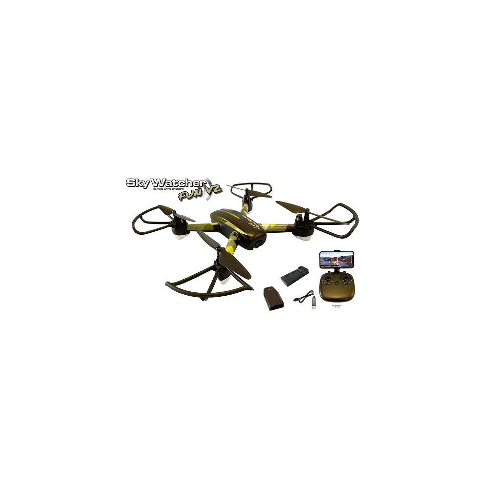 Fantasyland Quadricottero Sky Watcher FUN II RTF con GPS e videocamera FPV WiFi (art. DF9380)
