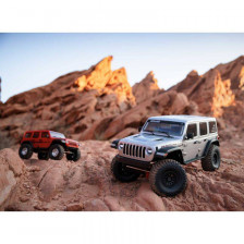 Axial Rock Crawler SCX6 Jeep JLU Wrangler scala 1/6 4WD versione RTR senza batterie Argento (art. AXI05000T2)