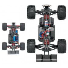 Traxxas Automodello E-REVO Brushless scala 1/16 4X4 VXL RTR TQI TSM Blu (art. TXX71076-3-BLUEX)