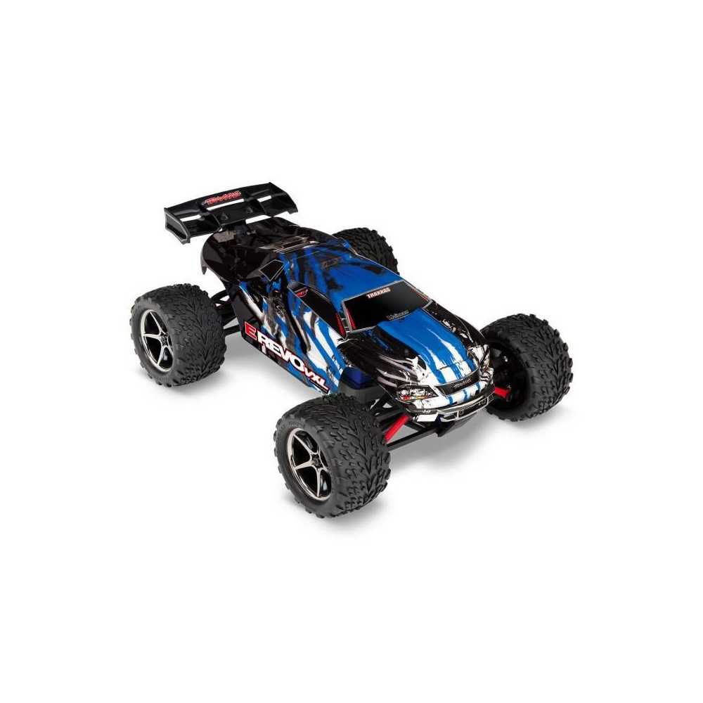 Traxxas Automodello E-REVO Brushless scala 1/16 4X4 VXL RTR TQI TSM Blu (art. TXX71076-3-BLUEX)