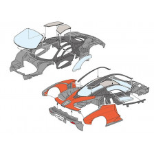 Tamiya McLaren Senna scala 1/24 Kit di montaggio (art. TA24355)