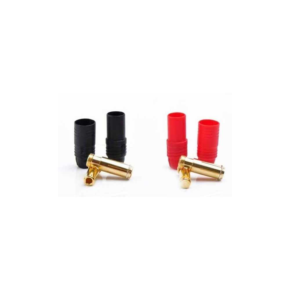 Maxpro AS150 Coppia connettore gold 7mm dorato Anti Spark Assorbimento 150A (art. MAXCNP15)
