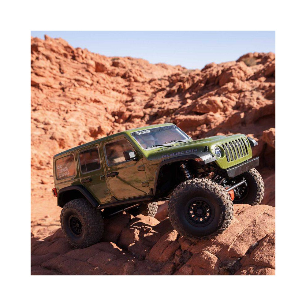 Axial Rock Crawler SCX6 Jeep JLU Wrangler scala 1/6 4WD versione RTR senza batterie Verde (art. AXI05000T1)