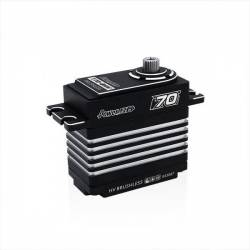 Power HD Servocomando T70 HV MG Brushless custodia in Alluminio 70 kg 0,12 sec (art. HD-T70-BHV)