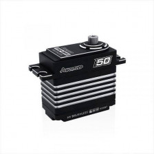 Power HD Servocomando T50 HV MG Brushless custodia in Alluminio 50 kg 0,065 sec (art. HD-T50-BHV)