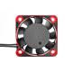 Team Corally Ventola raffreddamento Alluminio High Speed 40x40mm BEC colore Black / Red (art. COR53112-1)