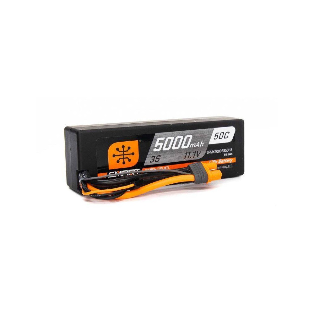 Spektrum Batteria Li-Po 3S 11,1V 5000mAh 50C Smart Hardcase con IC3 (art. SPMX50003S50H3)