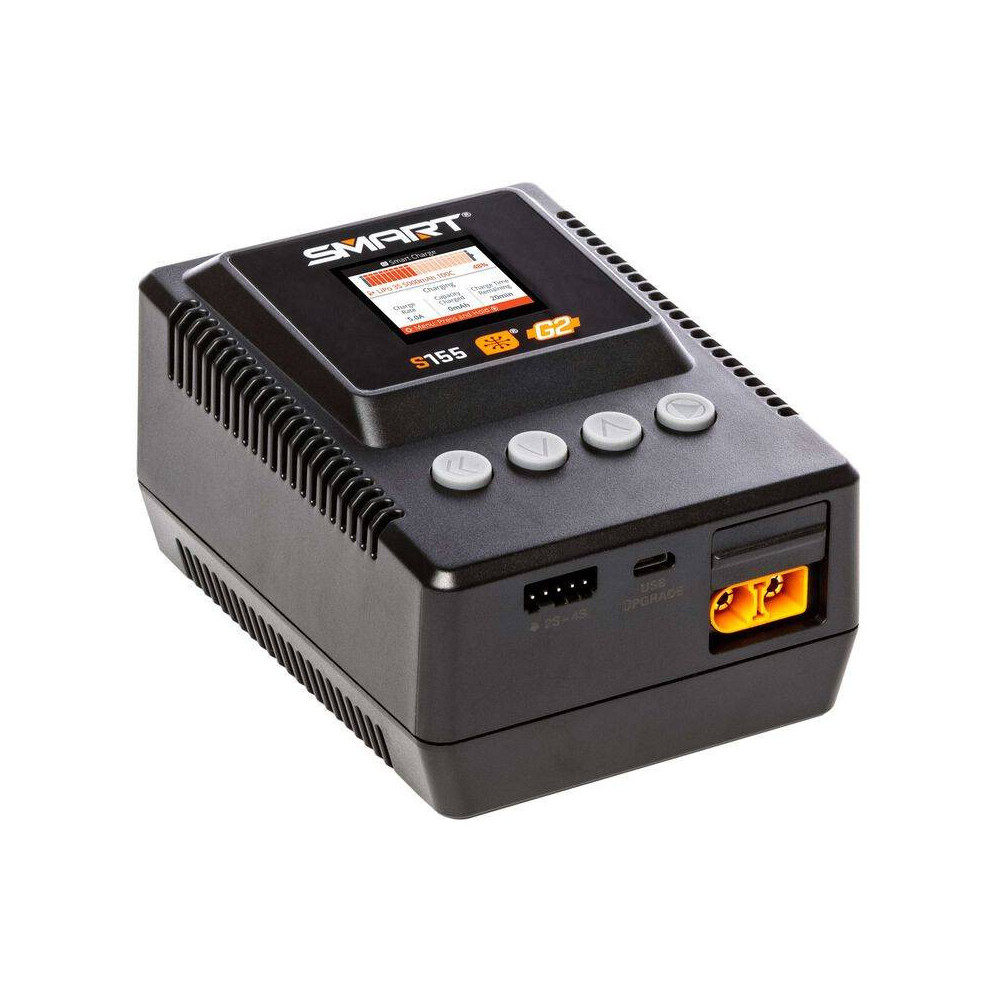 Spektrum Carica batteria Smart S155 G2 AC 220V per Li-Po 1-4S 1x55W (art. SPMXC2050I)