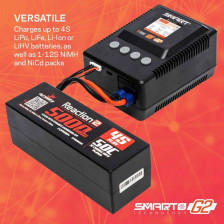 Spektrum Carica batteria Smart S155 G2 AC 220V per Li-Po 1-4S 1x55W (art. SPMXC2050I)