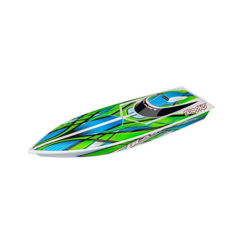 Traxxas Motoscafo monocarena Blast RTR High-Performance Electric RC Boat Verde (art. TXX38104-1) Traxxas Motoscafo monocarena Blast RTR High-Performance Electric RC Boat Verde (art. TXX38104-1)