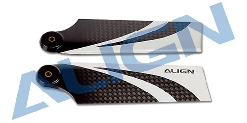 Align Pale Del Rotore di Coda Cf-Carbon 92mm per Logo T-Rex 500 Align Solo Mikado 