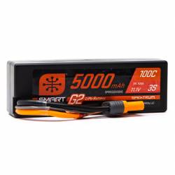 Spektrum Batteria Li-Po Smart G2 3S 11,1V 5000mAh 100C Hardcase connettore IC5 (art. SPMX53S100H5)