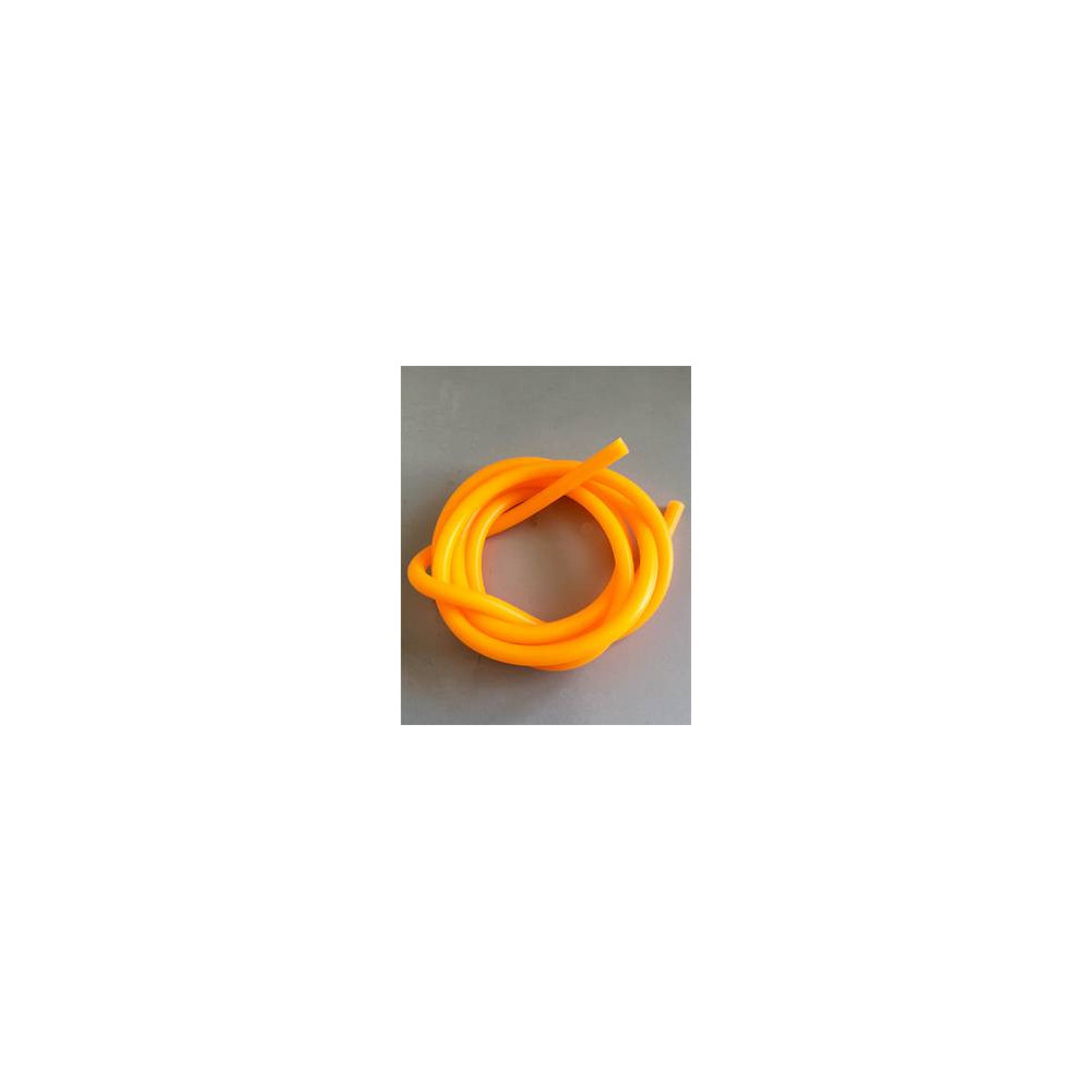 Jet's Tubo al silicone ARANCIO FLUO 1 metro per miscela glow foro 2,5mm x esterno 5,5mm (art. TSFO)