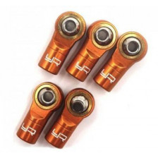 Yeah Racing Uniball in alluminio M3 REVERSE sfera in acciaio ORANGE (5) (art. YA-0572OR)