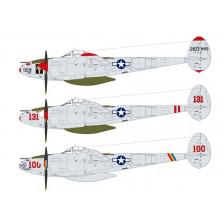 Tamiya Aereo da caccia bimotore Lockheed P-38 J Lightning kit di montaggio scala 1/48 (art. TA61123)