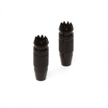 Spektrum Terminali Stick in Metallo da 24mm Black 2 pezzi per DX9 (art. SPMA4006)