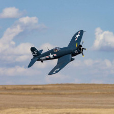 E-flite Aeromodello elettrico F4U-4 Corsair 1200mm BNF Basic con AS3X e SAFE Select (art. EFL18550)