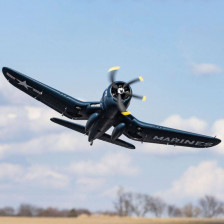 E-flite Aeromodello elettrico F4U-4 Corsair 1200mm BNF Basic con AS3X e SAFE Select (art. EFL18550)