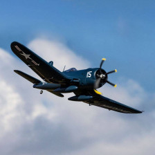 E-flite Aeromodello elettrico F4U-4 Corsair 1200mm BNF Basic con AS3X e SAFE Select (art. EFL18550)