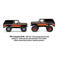 Traxxas Kit rialzo per TRX-4 completo Long Arm Lift Kit (art. TXX8140)