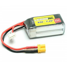 LemonRc Batteria Li-po 7,4V 650mAh 35C 2S connettore XT30 (art. C9661)