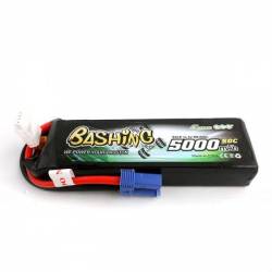 Gens ACE Batteria Lipo 3S 11,1v 5000mAh 60C Bashing Series connettore EC5 137x41x24mm (art. GE3-5000-3C5S)