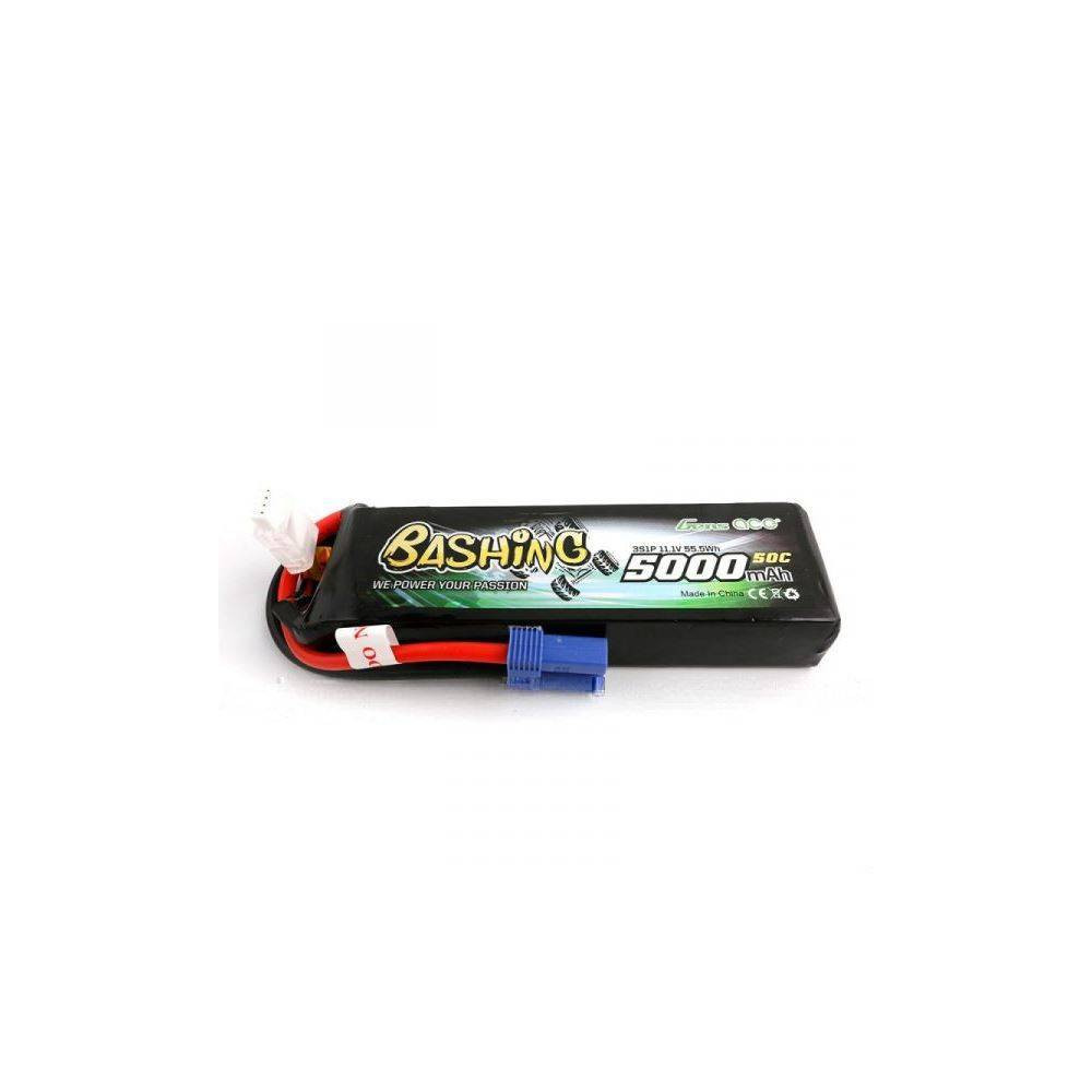 Gens ACE Batteria Lipo 3S 11,1v 5000mAh 60C Bashing Series connettore EC5 137x41x24mm (art. GE3-5000-3C5S)