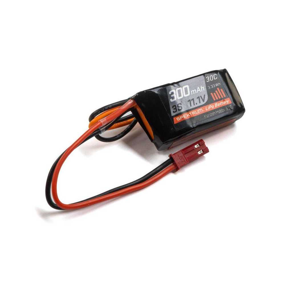 Spektrum Batteria Li-Po 3S 11,1V 300mAh 30C connettore JST BEC (art. SPMX3003SJ30)