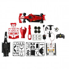 Jamara Ferrari F1 scala 1/16 radio 2,4GHz in kit di costruzione colore rossa (art. 403007)
