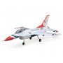 E-flite F-16 Thunderbirds 70mm EDF BNF Basic con AS3X e SAFE Select (art. EFL78500)