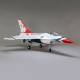 E-flite F-16 Thunderbirds 70mm EDF BNF Basic con AS3X e SAFE Select (art. EFL78500)