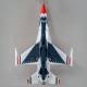 E-flite F-16 Thunderbirds 70mm EDF BNF Basic con AS3X e SAFE Select (art. EFL78500)