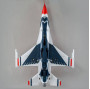 E-flite F-16 Thunderbirds 70mm EDF BNF Basic con AS3X e SAFE Select (art. EFL78500)
