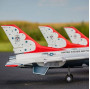 E-flite F-16 Thunderbirds 70mm EDF BNF Basic con AS3X e SAFE Select (art. EFL78500)