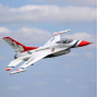 E-flite F-16 Thunderbirds 70mm EDF BNF Basic con AS3X e SAFE Select (art. EFL78500)