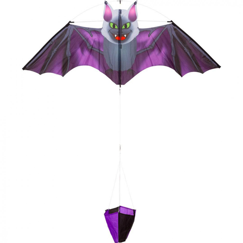 HQ Aquilone Dark Fang Bat Kite con cavi inclusi (art. HQ100035)