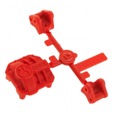 Axial AR44 Supporti del coperchio del differenziale rosso AX31384 (art. AXIC3384)