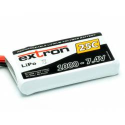 Extron Batteria Li-po X2 7,4V 1000mAh 25-50C connettore XT60 (art. X6406)