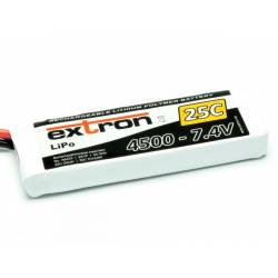 Extron Batteria Li-po X2 7,4V 4500mAh 25-50C connettore XT90 (art. X6423)