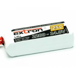 Extron Batteria Li-po X2 14,8V 2200mAh 25-50C connettore XT60 (art. X6414)