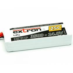 Extron Batteria Li-po X2 14,8V 3500mAh 25-50C connettore XT90 (art. X6420)