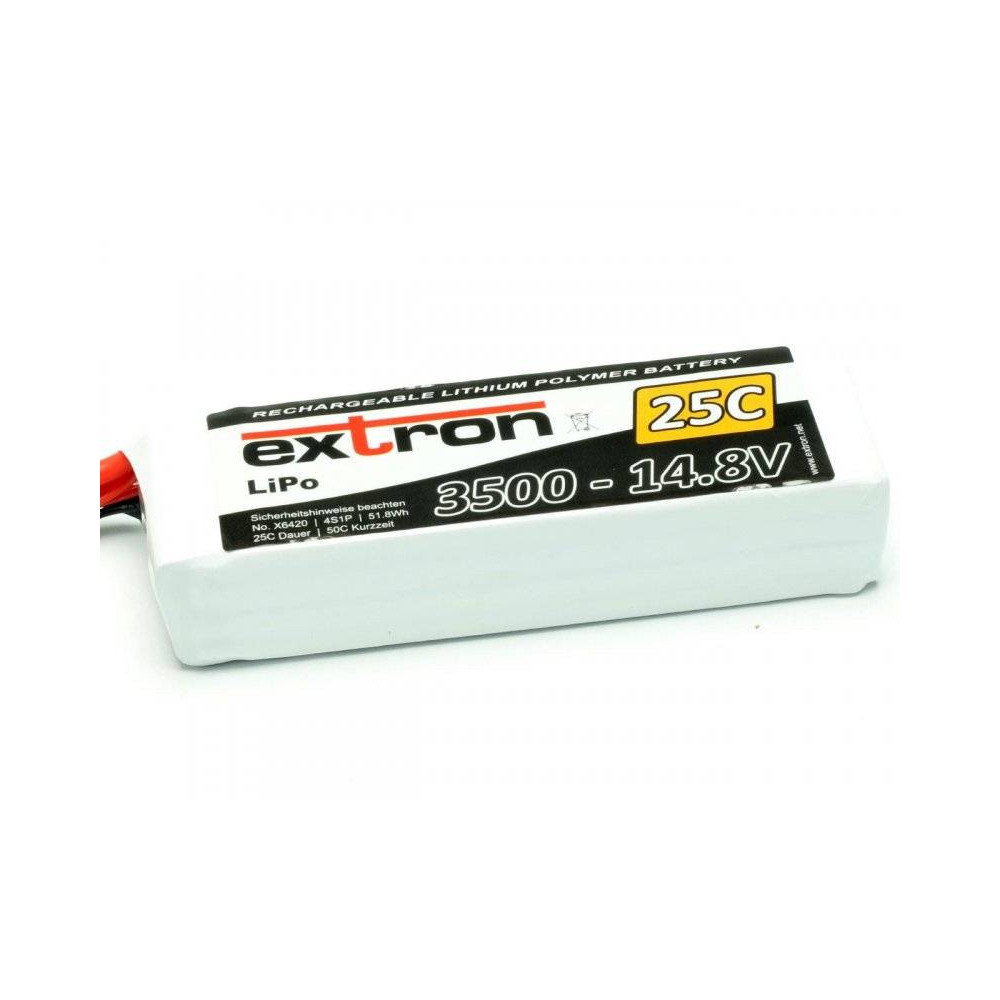 Extron Batteria Li-po X2 14,8V 3500mAh 25-50C connettore XT90 (art. X6420)