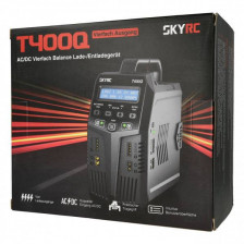 SkyRC Caricabatterie QUAD T400Q AC / DC per LiPo 1-6S Carica 12A 4x100W (art. SK100189-01)