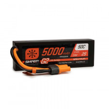 Spektrum Batteria Li-Po Smart G2 2S 7,4V 5000mAh 50C Hardcase connettore IC5 (art. SPMX52S50H5)
