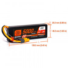 Spektrum Batteria Li-Po Smart G2 2S 7,4V 5000mAh 50C Hardcase connettore IC5 (art. SPMX52S50H5)