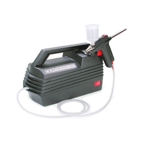 Tamiya Compressore Spray Work Basic con aerografo (art. TA74520)